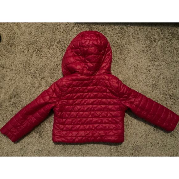Michael Kors 2T Hot Pink Puffer Jacket - Fuzzy Lining - Picture 4 of 4